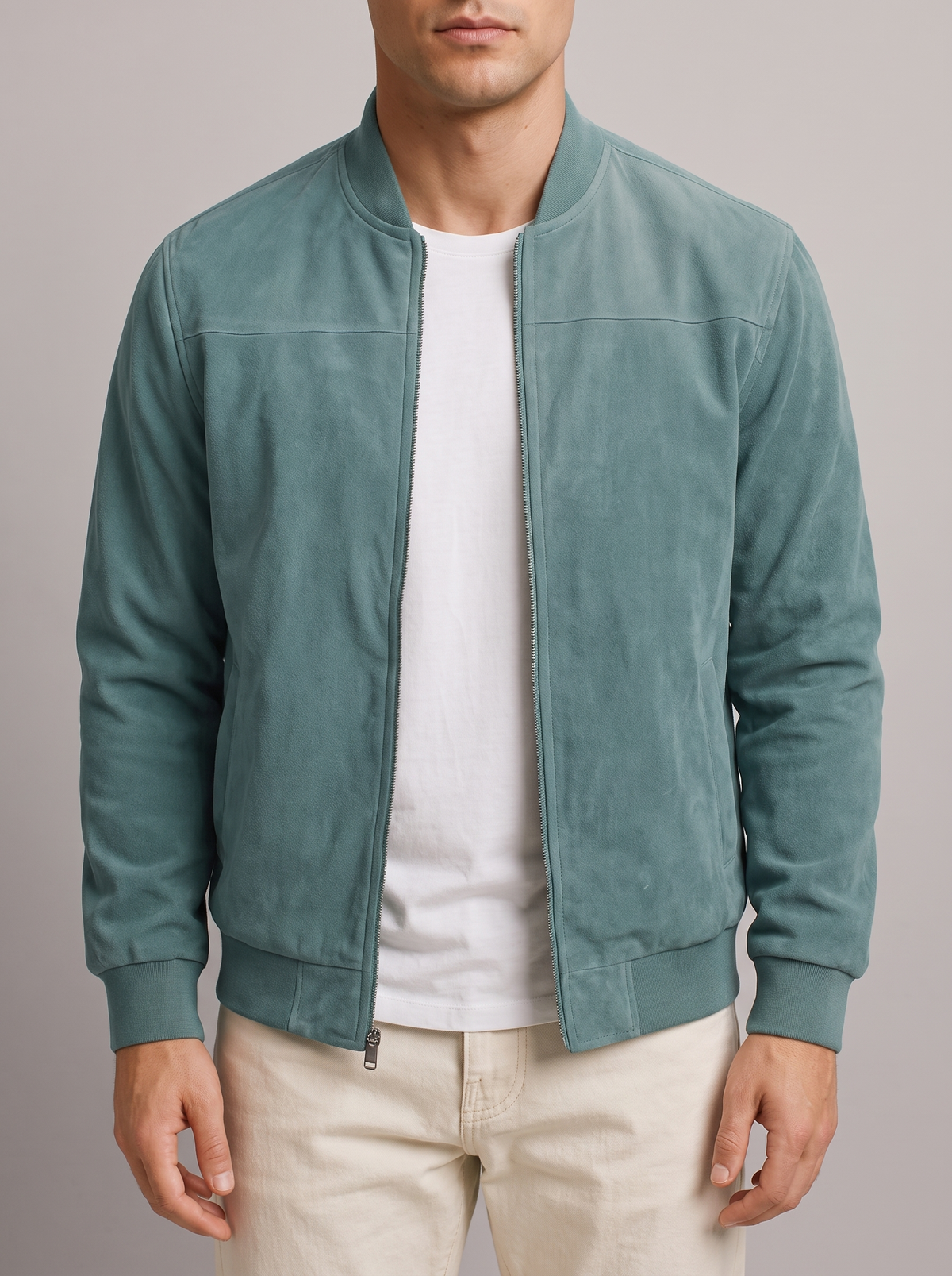 Chaqueta Carter de Ante Premium con modelo