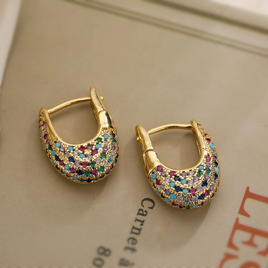 Anillo con Cristales de Colores