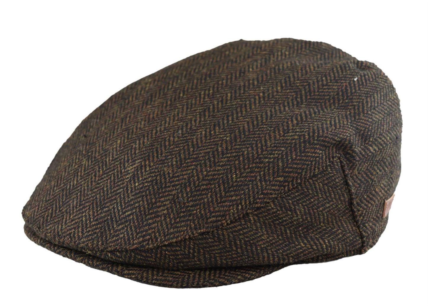 Gorra Plana de Tweed Espiga Clásica