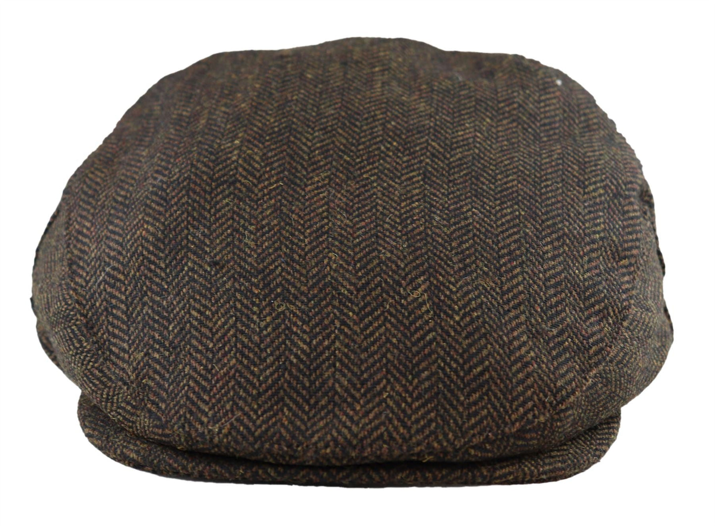 Gorra Plana de Tweed Espiga Clásica