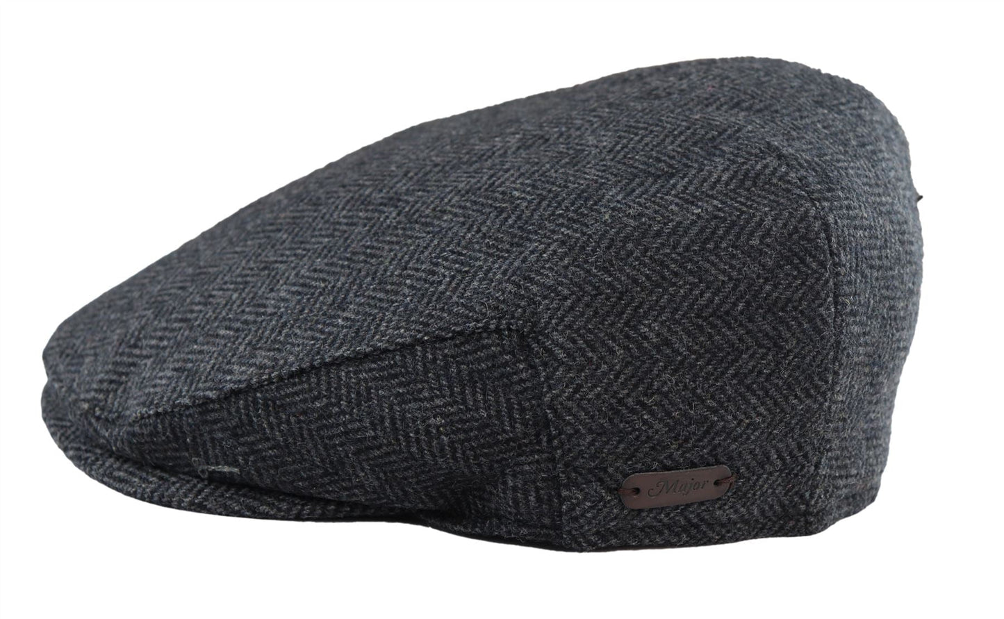 Gorra Plana de Tweed Espiga Clásica