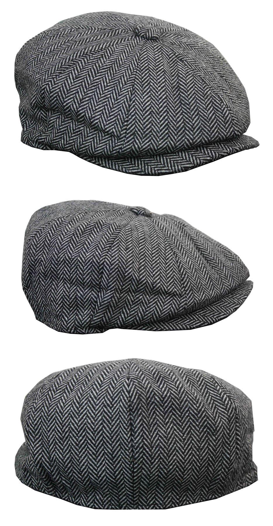 Gorra Newsboy de Tweed a Cuadros