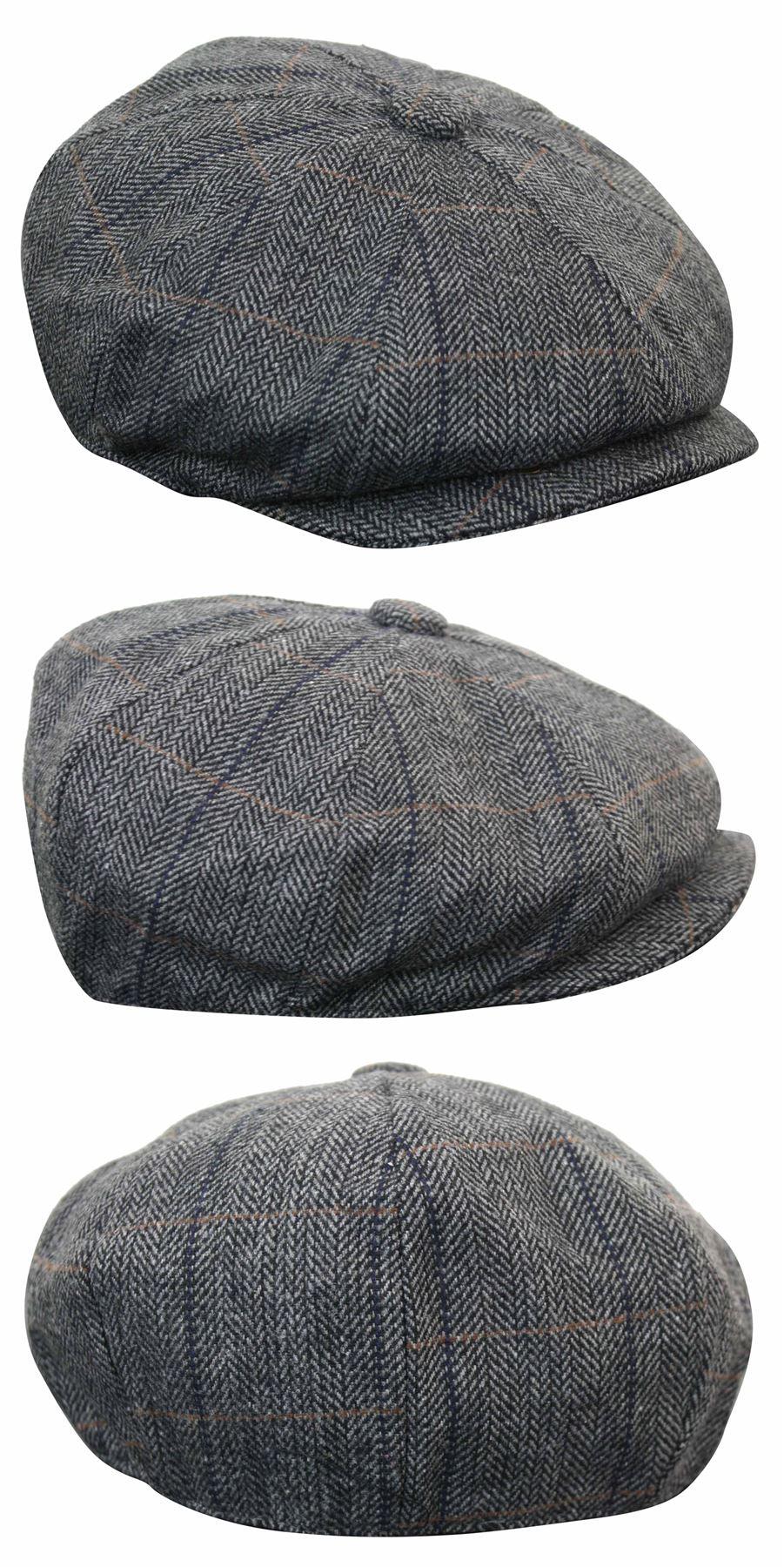 Gorra Newsboy de Tweed a Cuadros