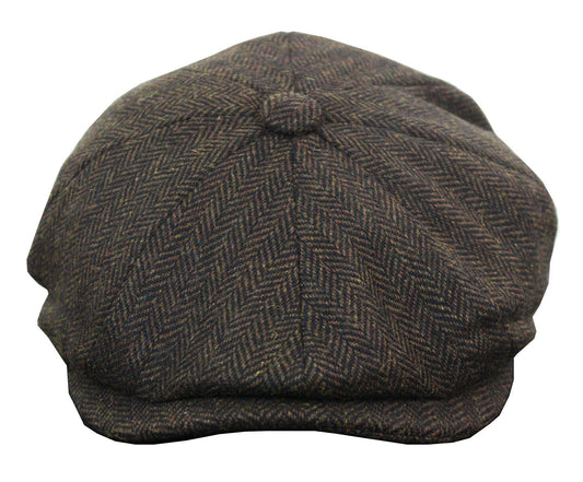 Gorra Newsboy de Tweed a Cuadros