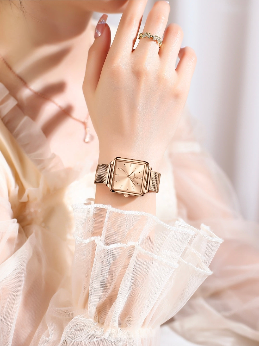 Rosalía | Reloj Oro Rosa Exclusivo