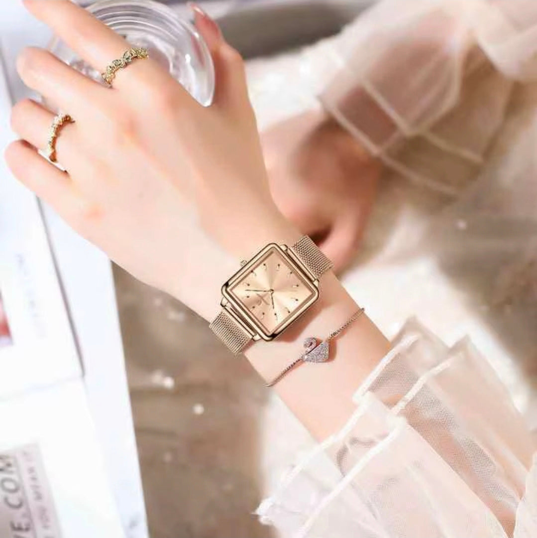 Rosalía | Reloj Oro Rosa Exclusivo